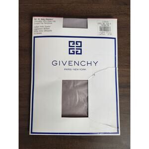 New Givenchy Pantyhose 157 Body Gleamers Ultra Sheer Control Top sz A Silver Fox